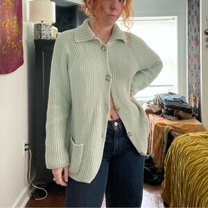 Vintage collared cardigan